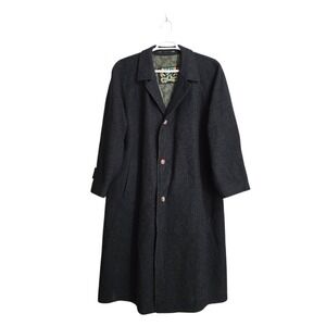Lodenfrey Vintage Collared Wool & Alpaca Long Coat Sz 52